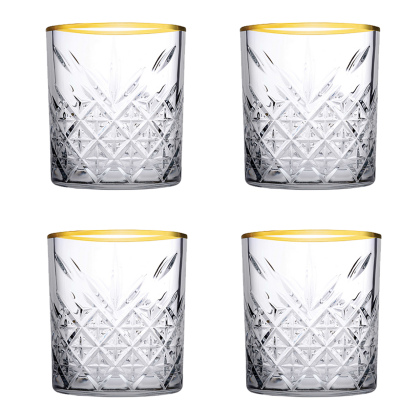 Pasabahce Tumbler met gouden rand Timeless 34.5 cl